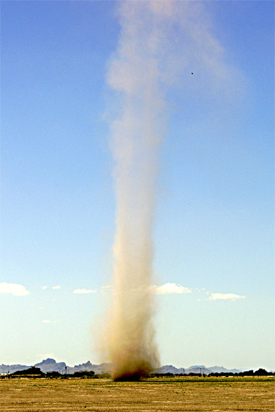 Well-Developed Dust/Sand Whirls