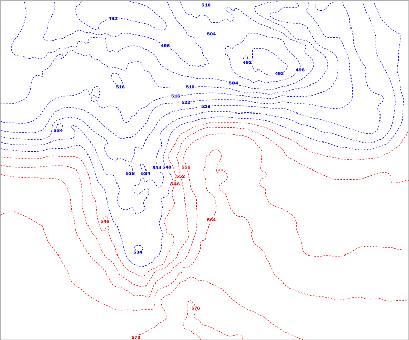 500-1000 thickness values