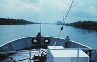 ALBATROSS IV (boat) transiting the Cape Cod Ship Canal