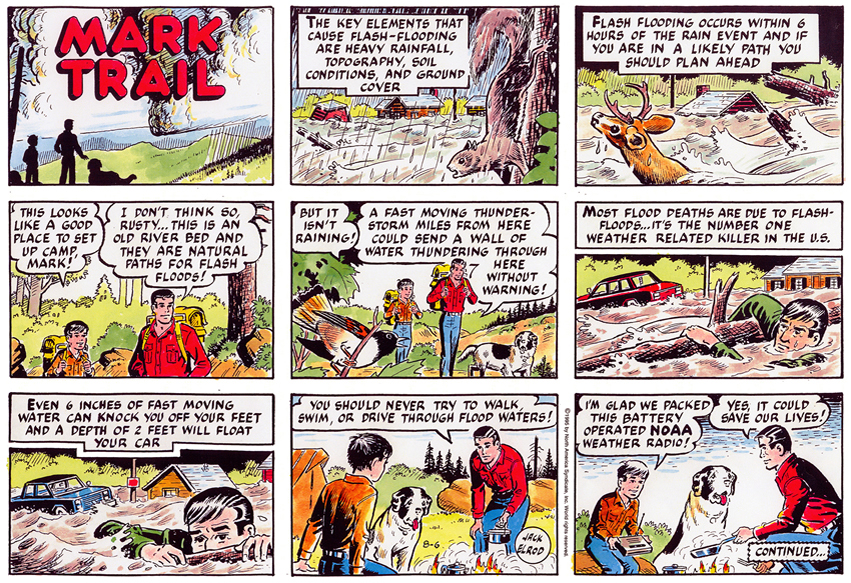 Mark Trail champions the NOAA Weather Radio