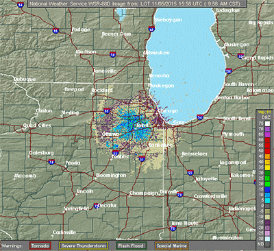 False radar echoes typically 