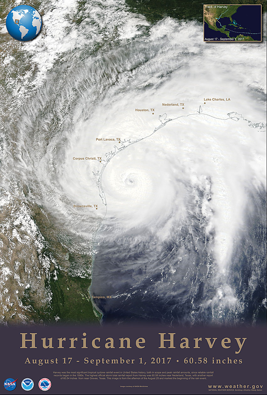 Hurricane Harvey Poster