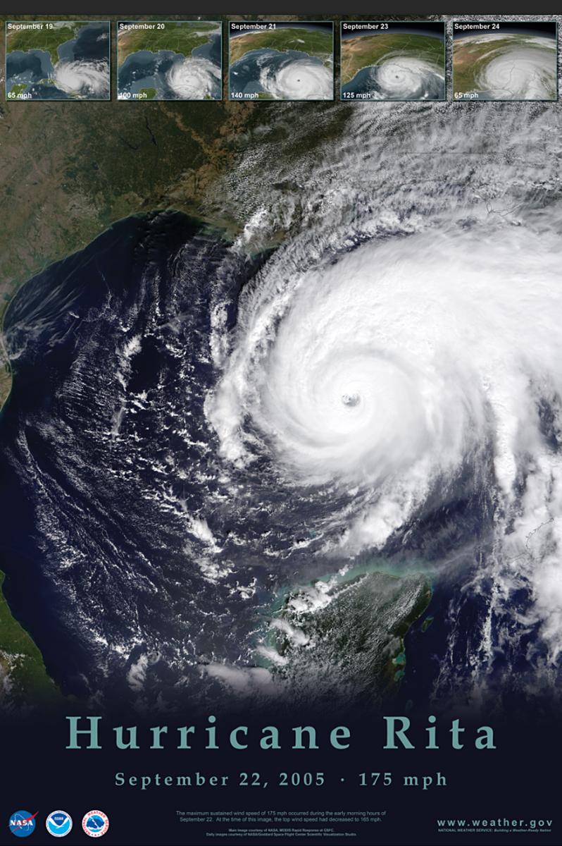 Hurricane Rita Poster
