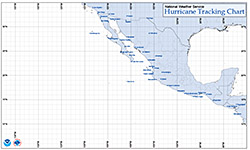 Eastern Pacific Tracking chart 