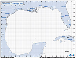 Gulf of Mexico Tracking charts
