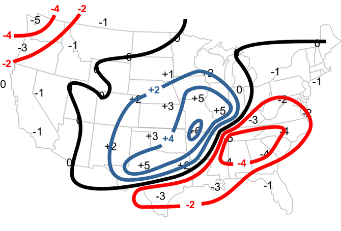 Learning Lesson: Drawing Conclusions - Surface Pressure Change Map