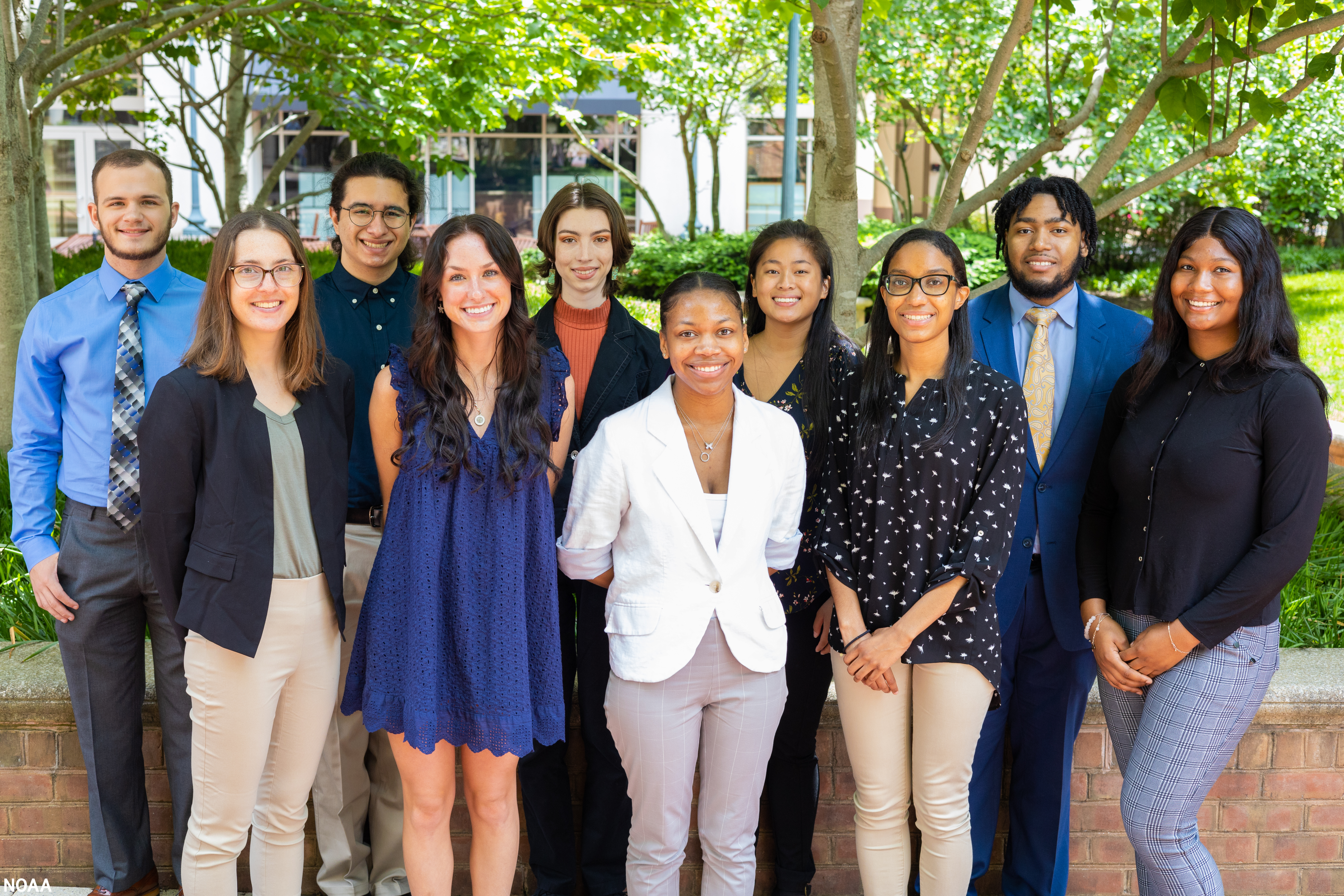 The 2022 class of Educational Partnership Program/Minority Serving Institution scholars during their scholarship orientation.