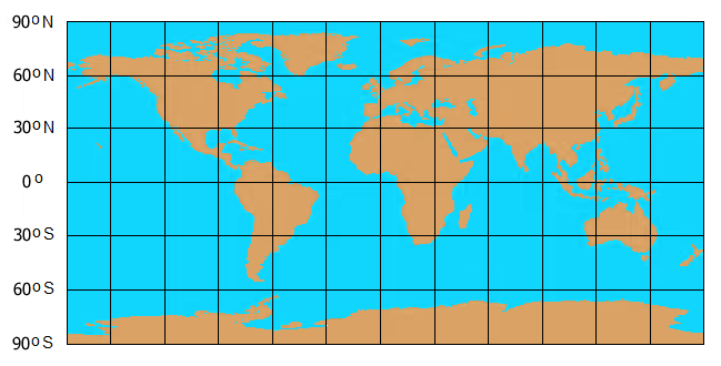Longitude & Latitude Map