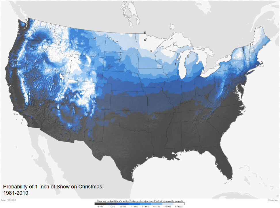 NCEI Map Snow 1981-2010