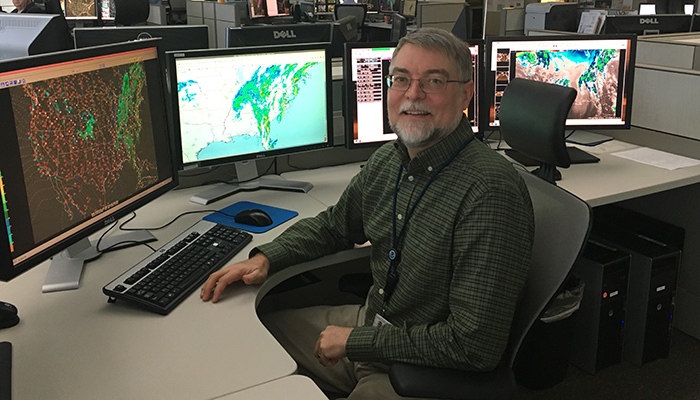 Greg Carbin is NOAA’s Weather Prediction Center Forecast Operation branch chief in College Park, Maryland.