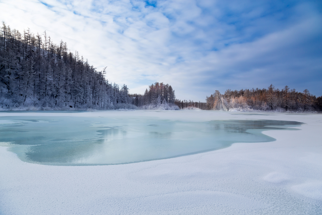 Berkakit River in Yakutia, Russia