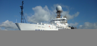 Scientists on NOAA Ship Ronald H. Brown will launch weather balloons up to eight times a day in the eastern tropical Pacific to help study the current El Niño. 