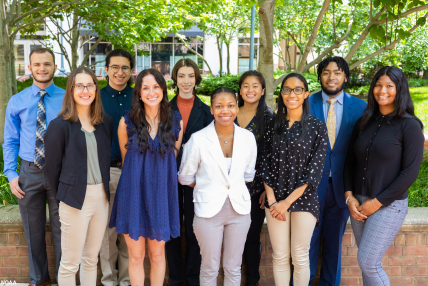 The 2022 class of Educational Partnership Program/Minority Serving Institution scholars during their scholarship orientation.