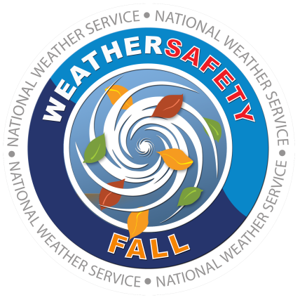 National Weather Service 2024 fall safety campaign logo.
