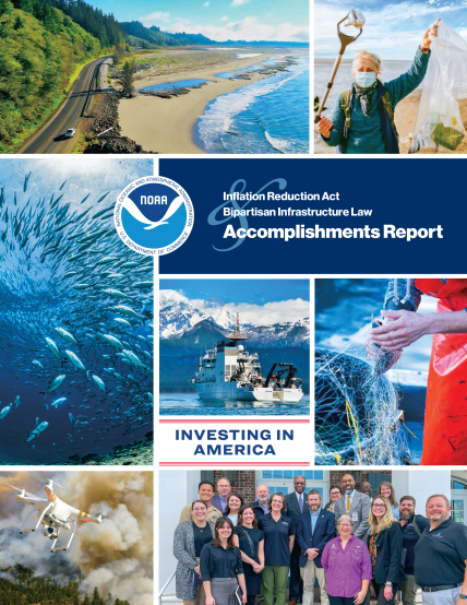 Cover of the NOAA IRA BIL Accomplishments Report - 2025