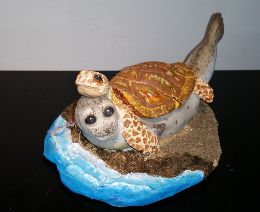 Sophia C., Grade 11. Marine Endangered Species Art Contest 2016.