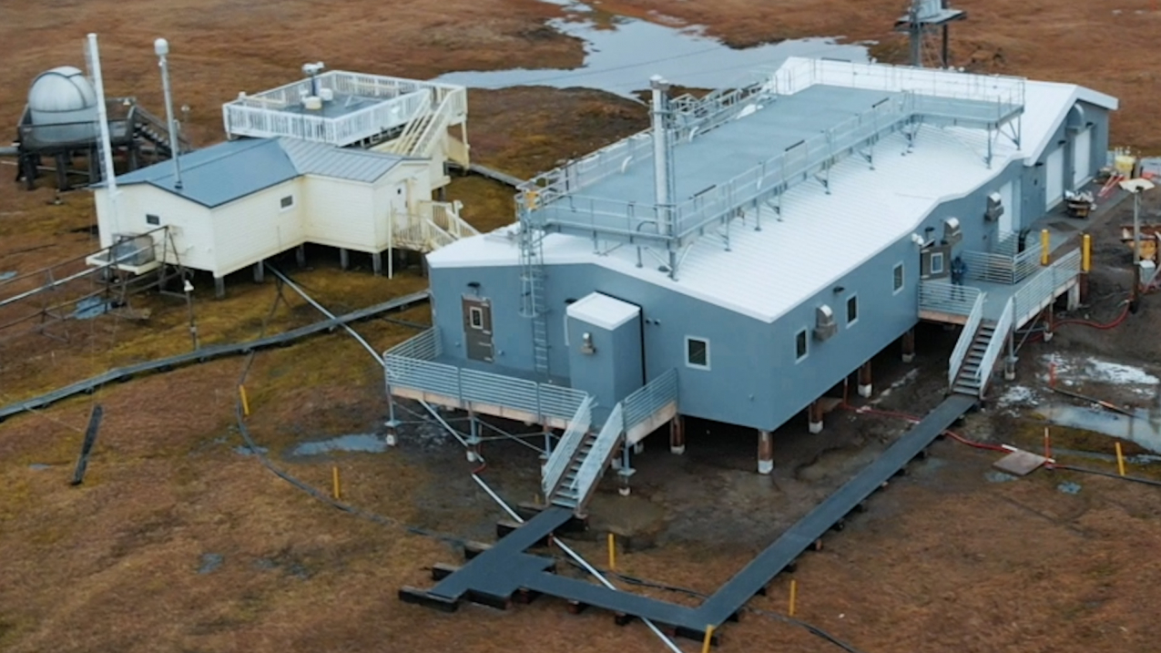 New Barrow Atmospheric Baseline Observatory in Utqiaġvik, Alaska.