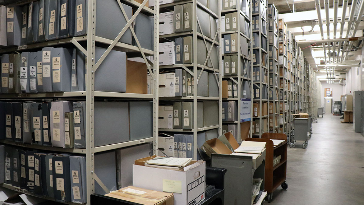 Photo of NCEI's Physical Archive in Asheville, N.C., which contains historical environmental data on paper and film. The Physical Archive remains safe and secure following Hurricane Helene. (NOAA)