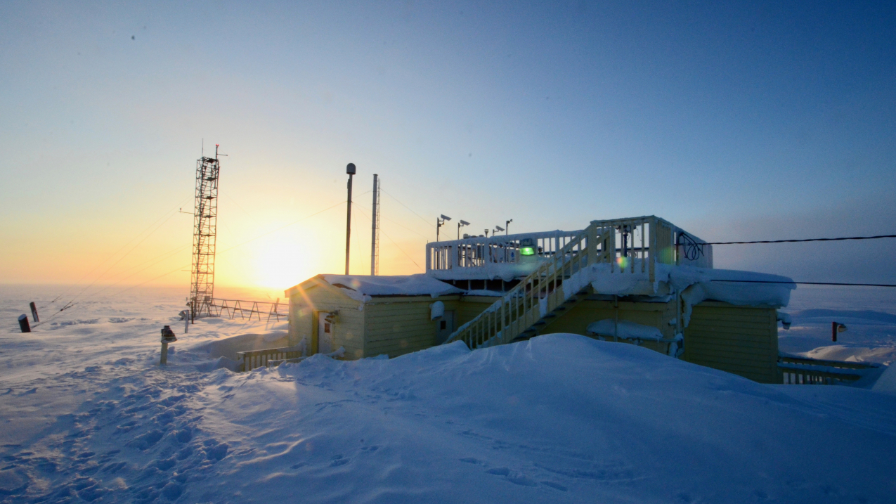 NOAA's Barrow Atmospheric Baseline Observatory is one of more than 50 sites around the world where NOAA and partners collect air samples for high precision analysis. These data are used to measure the direct warming influence of greenhouse gases on the climate.
