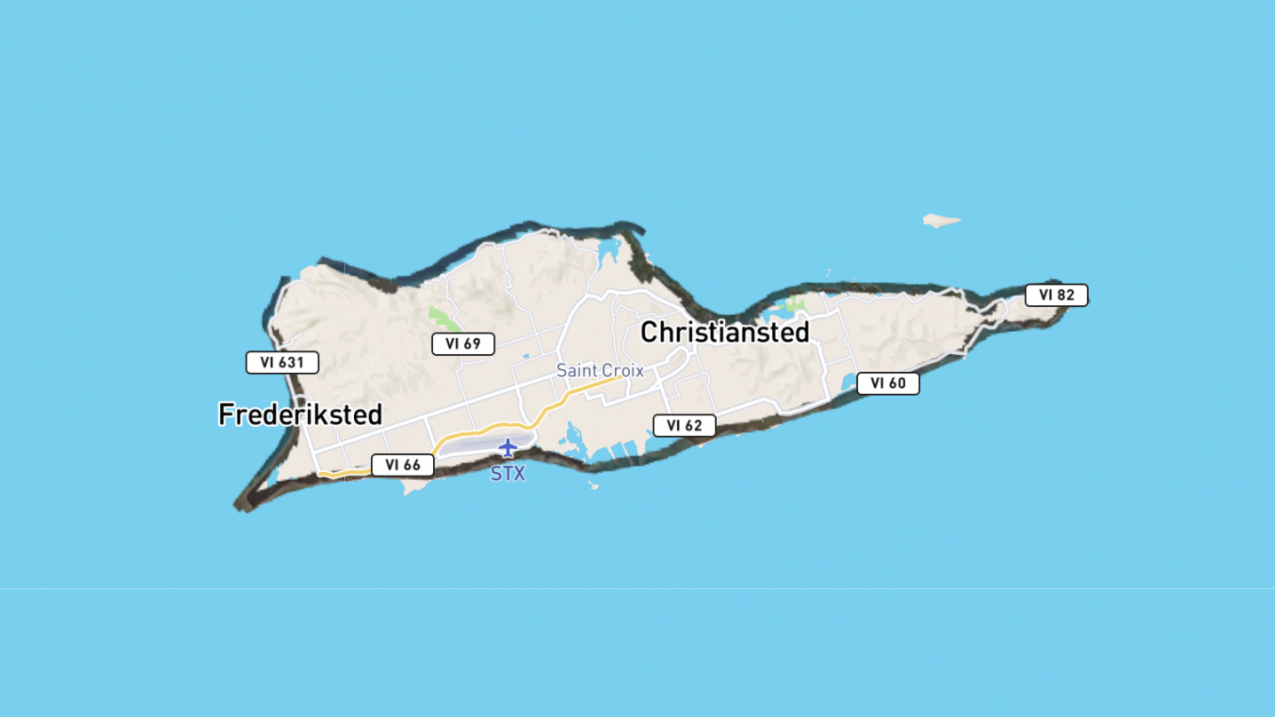 Online images of areas affected by Hurricane Maria will appear as dark ribbons overlaid on the map. To view the photos simply zoom in on the location of interest. 