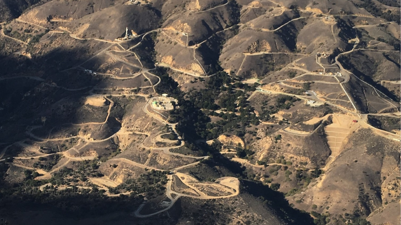 The Aliso Canyon well is located in the Santa Susanna Mountains of southern California.