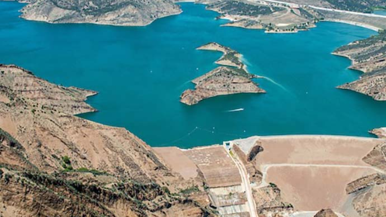 Pyramid Lake is a reservoir near Castaic, California. It stores water for delivery to Los Angeles and other coastal cities of Southern California. It also provides regulated storage for Castaic Powerplant and flood protection along Piru Creek which it dams.