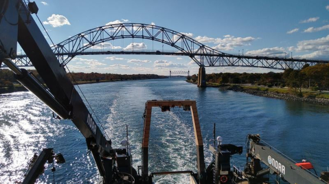 View over the stern of the NOAA Ship Henry B. Bigelow