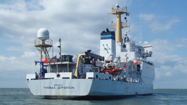 NOAA Ship Thomas Jefferson.