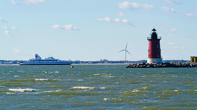 Lighthouse and ferry, Fenwick Island, Delaware