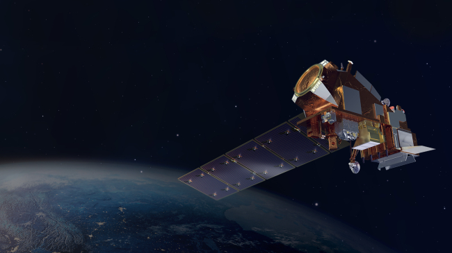 Artist's rendering of NOAA's JPSS-2.