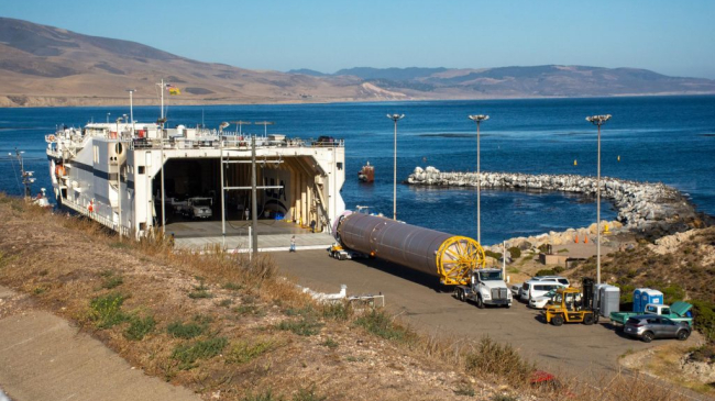 The United Launch Alliance (ULA) Atlas V booster.
