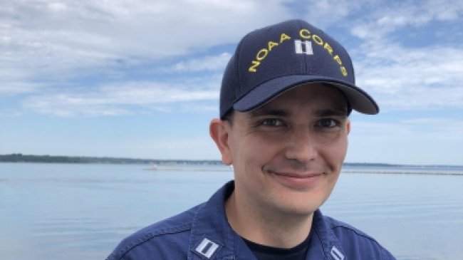 NOAA Corps officer Lieutenant John Katchengo.