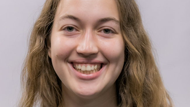 A headshot of Sarah Barksdale.