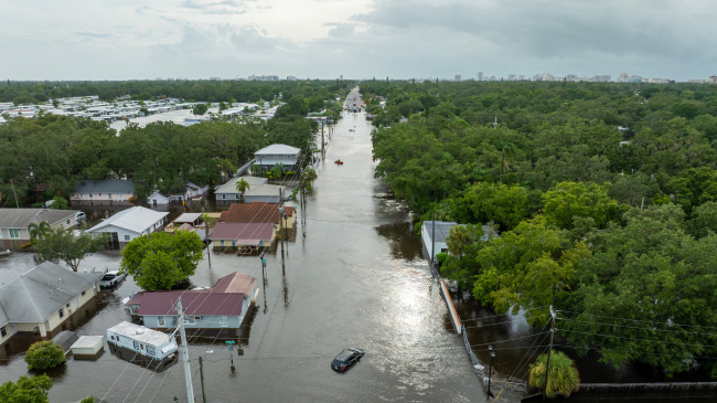 Hurricane Debby was a slow-moving, destructive tropical cyclone that caused widespread flooding across the Southeastern United States, including in Sarasota, Florida, pictured here, and portions of Atlantic Canada. Source: Adobe Stock.
