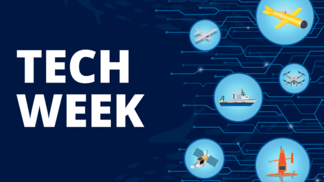 NOAA Fisheries Technology Week splash page.