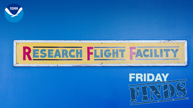 The sign from the original Research Flight Facility now hangs in a conference room at the Aircraft Operations Center’s (AOC) Lakeland Center.