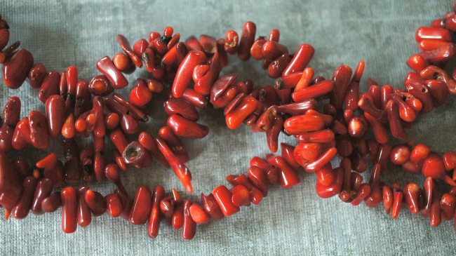 Coral jewelry is the gift you don't want to give ... or get. Let's leave it in the reef.