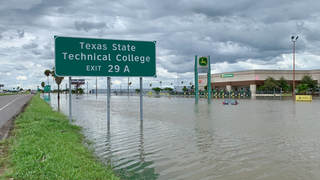 From NOAA’s National Weather Service: Just 367 days after the last of the Great June Flood of 2018 had left its memorable mark on nearly all of the populated Rio Grande Valley, a confluence of atmospheric events came together during the late afternoon and evening of June 24, 2019. New daily rainfall records were set at most available Rio Grande Valley climate recording locations, including Harlingen, Texas, (shown) with 6.29 inches of rain -- about 3 times the monthly average.
