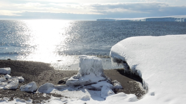 A view of the Southern Ocean from Antarctica’s coast.