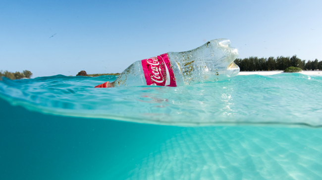This not where you'd like to have the empty bottle of your favorite drink end up. Please always be sure to properly recycle your plastics and other trash. --> Want to make more of a difference? Join a local International Coastal Cleanup in September to help rid the seas of marine debris.