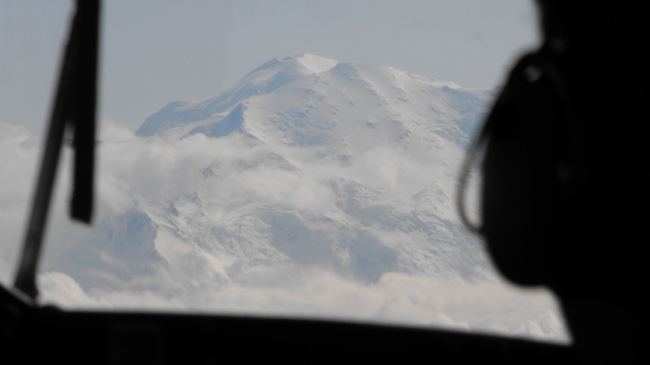 Collecting height data over Alaska.