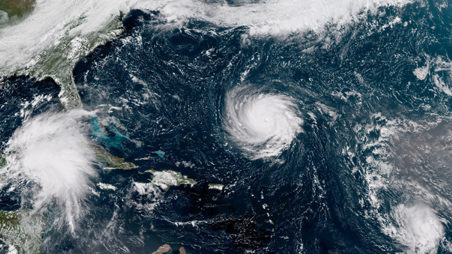 Hurricane Florence on Sept 10.
