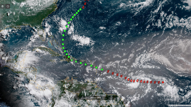 Tracking Hurricane Beryl.