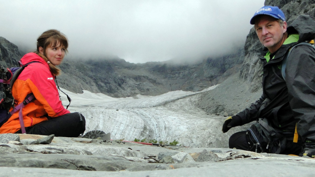 Jill and Mauri Pelto are a father-daughter team of scientists who share a passion for glaciers.