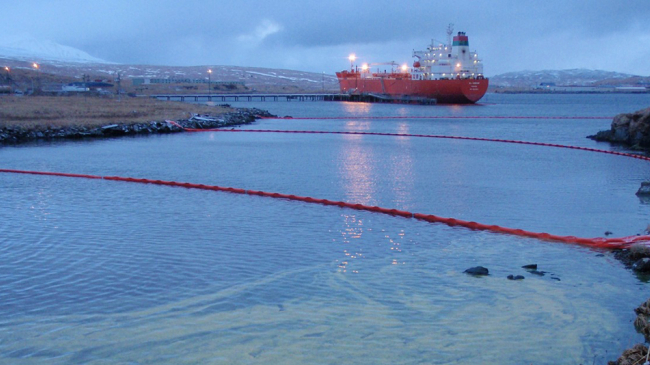 Adak oil spill.