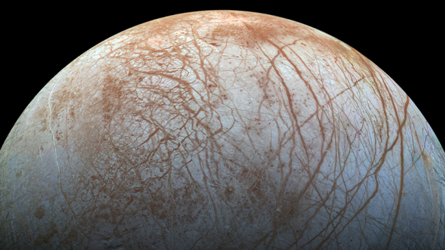 Europa, a moon of Jupiter.