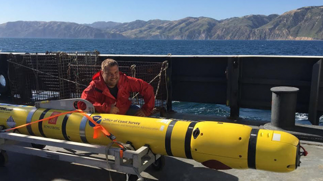 John Doroba, NOAA hydrographic surveyor.