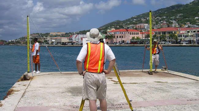Providing elevation data for St. Thomas, USVI.