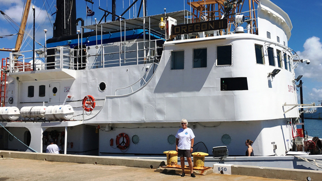 NOAA Teacher at Sea Barney Peterson sailed aboard the NOAA Ship Oregon II  for a long line survey in the Gulf of Mexico. 