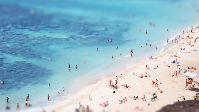 NOAA closely monitors coral health near U.S. states and territories with high densities of coral reefs. Part of this long-term scientific study involves better understanding the humans who live near and rely upon these reefs. Shown here: Hanauma Bay, Hawaii
